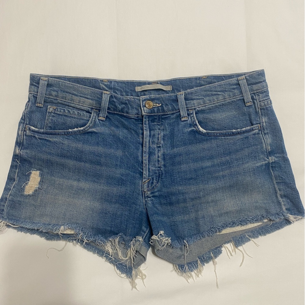 Button Fly Cut Off Vince Shorts